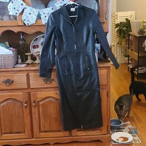 Newport News leather dress